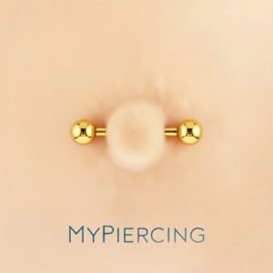 Barbell spessore 1,6mm push pin Titanio ASTM F136