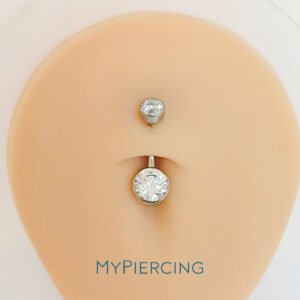 Banana di Titanio ASTM F136 Flat con Zirconie