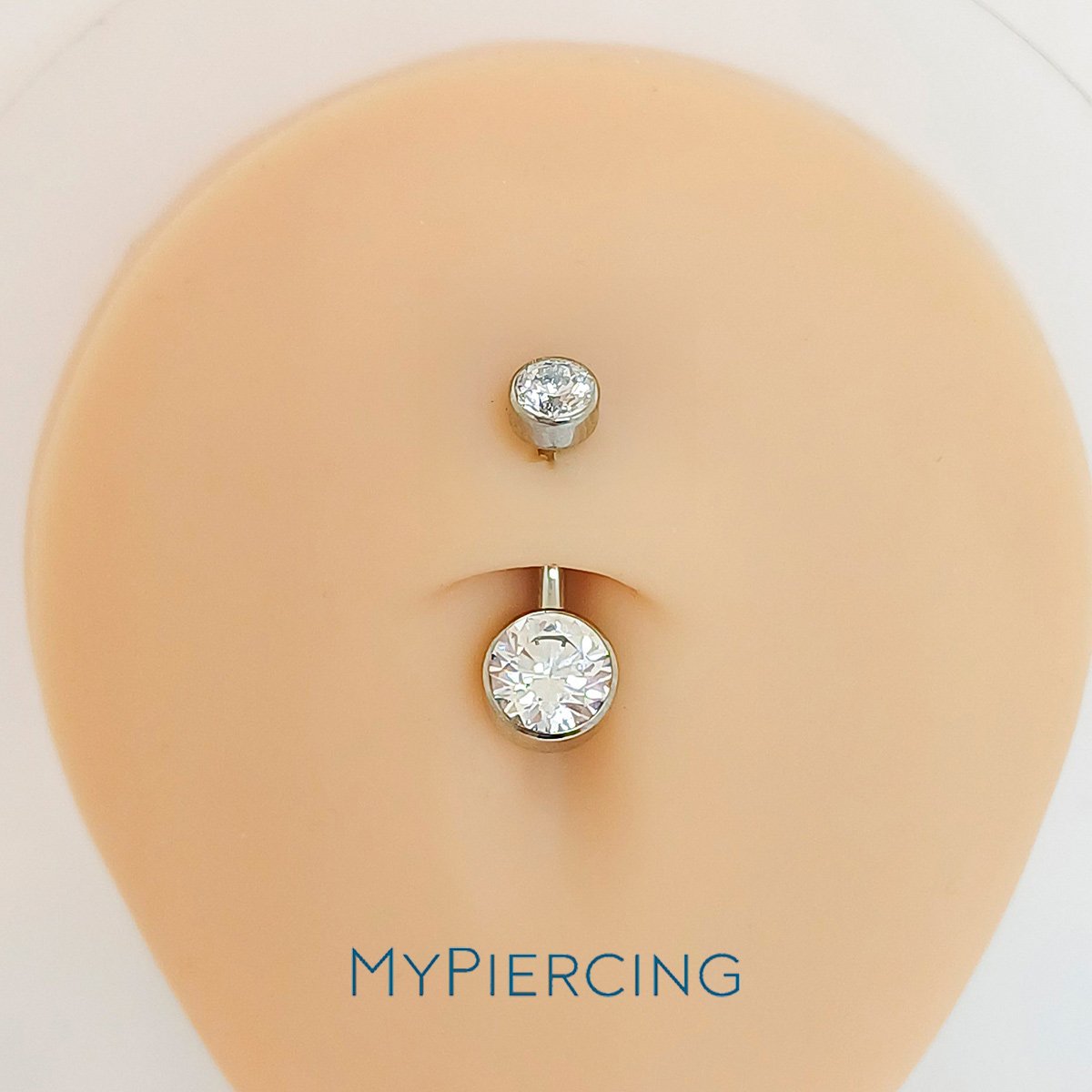 Banana di Titanio ASTM F136 Flat con Zirconie - immagine 2