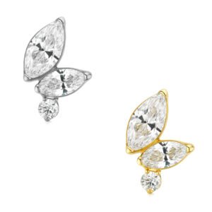 Labret di Titanio con Zirconi