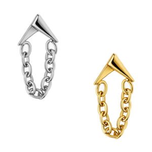 Labret di Titanio con Catena