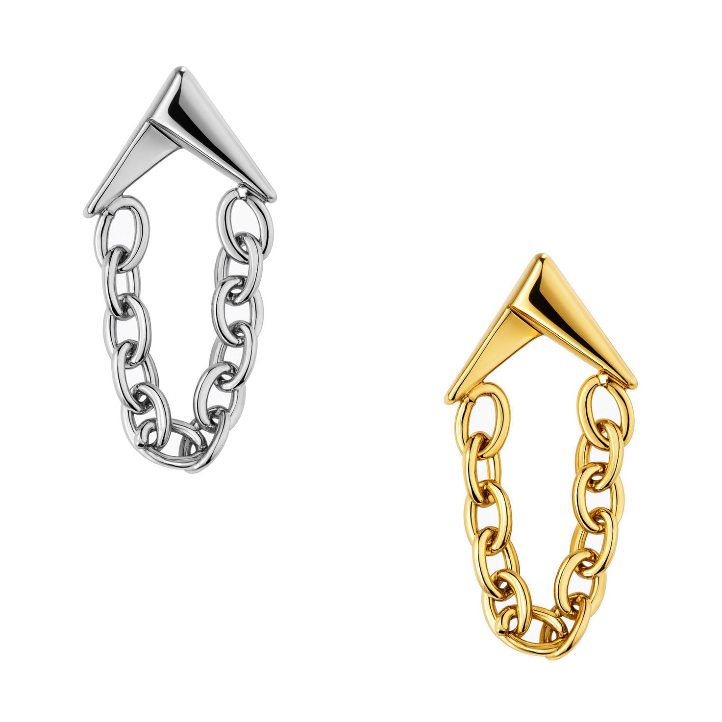 Labret di Titanio con Catena