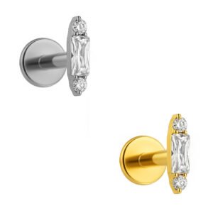 Labret di Titanio con Zirconi