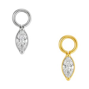 Pendente Titanio ASTM F136 con Zirconia