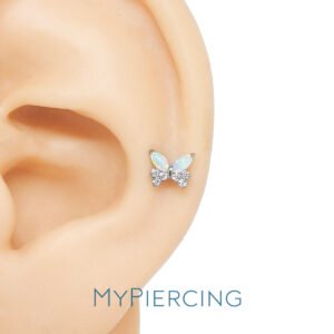 Labret Farfalla Trillion di Titanio ASTM F136