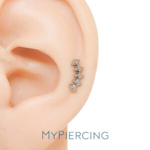 Labret Cluster di Titanio ASTM F136