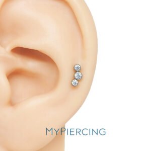 Labret di Titanio ASTM F136 con Zirconi