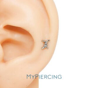 Labret in Titanio ASTM F136 Filo Spinato