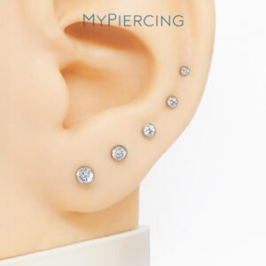 Labret Punto di Luce senza Grippa in Titanio ASTM F136