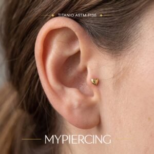 Labret Cuore di Titanio