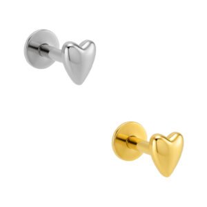 Labret Cuore di Titanio
