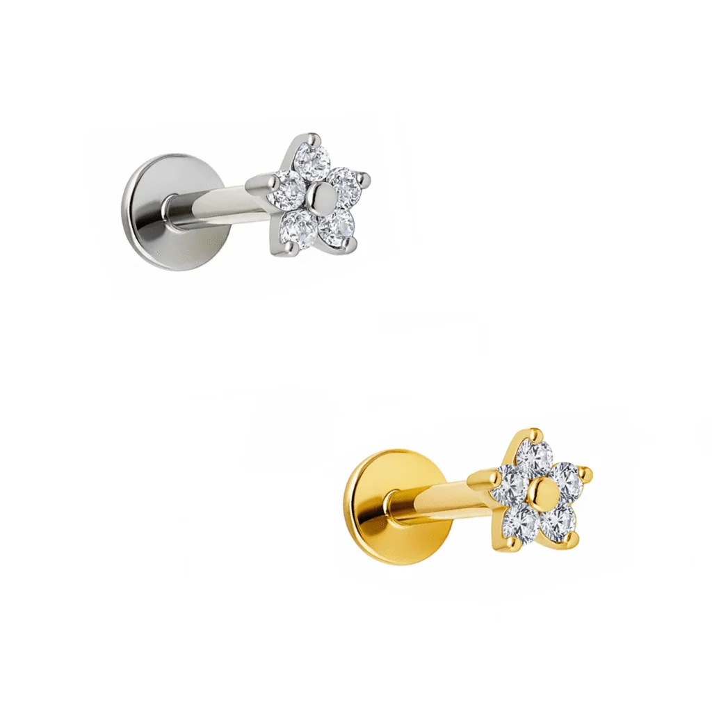 Mini fiore in titanio con zirconia 3.5 mm