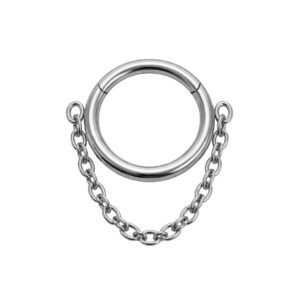 Anello di Titanio con Catene