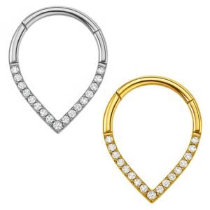 Anello di Titanio con Zirconi