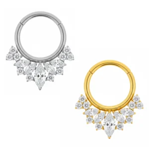 Anello di Titanio con Zirconi