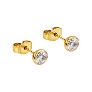 Orecchini in Titanio con Zirconi