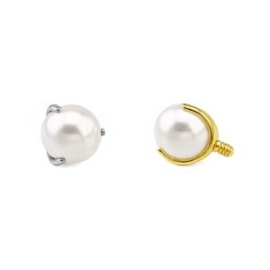 Topo di perla in titanio