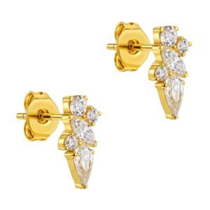 Orecchini in titanio con zirconi