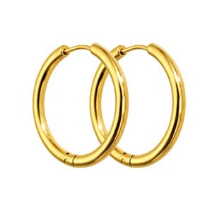 Orecchini a Cerchio in Acciaio