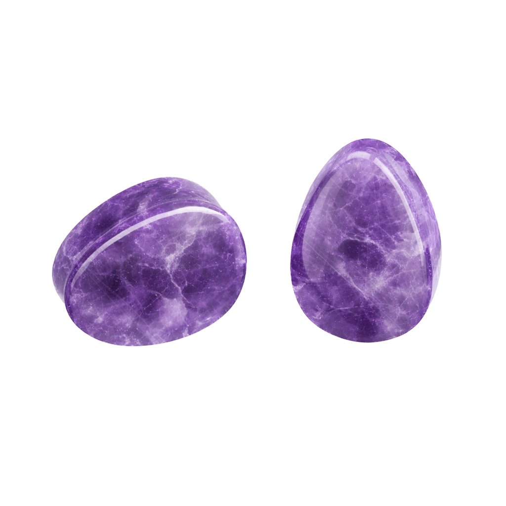 Dilatatore in Pietra di Ametista a Goccia