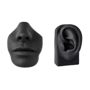 Esplositori in Silicone Nero per Naso, Labbra e Orecchio