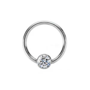 Captive in Titanio con Zircone / Opale