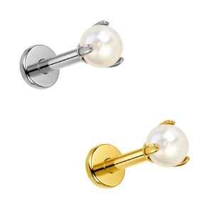 Labret Perla in Titanio ASTM F136