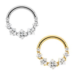 Anello in Titanio con Zirconi