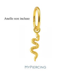 Pendante Snake di Titanio ASTM F136