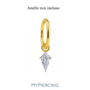 Pingente Rombo di Titanio ASTM F136