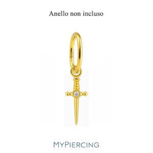 Pendente Pugnale di Titanio ASTM F136