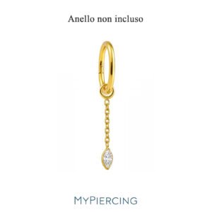 Pendente Catene con Navette in Titanio ASTM F136