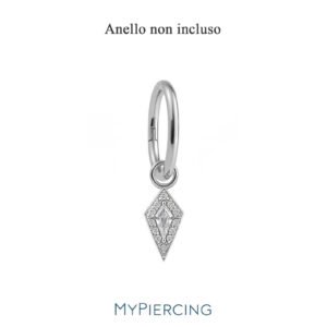 Pendente Rombo di Titanio ASTM F136