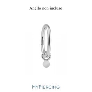 Pendente Disco di Titanio ASTM F136