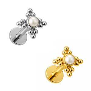 Labret Perla in Titanio ASTM F136