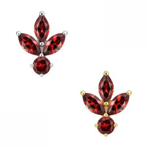 Labret in Titanio con Zirconi