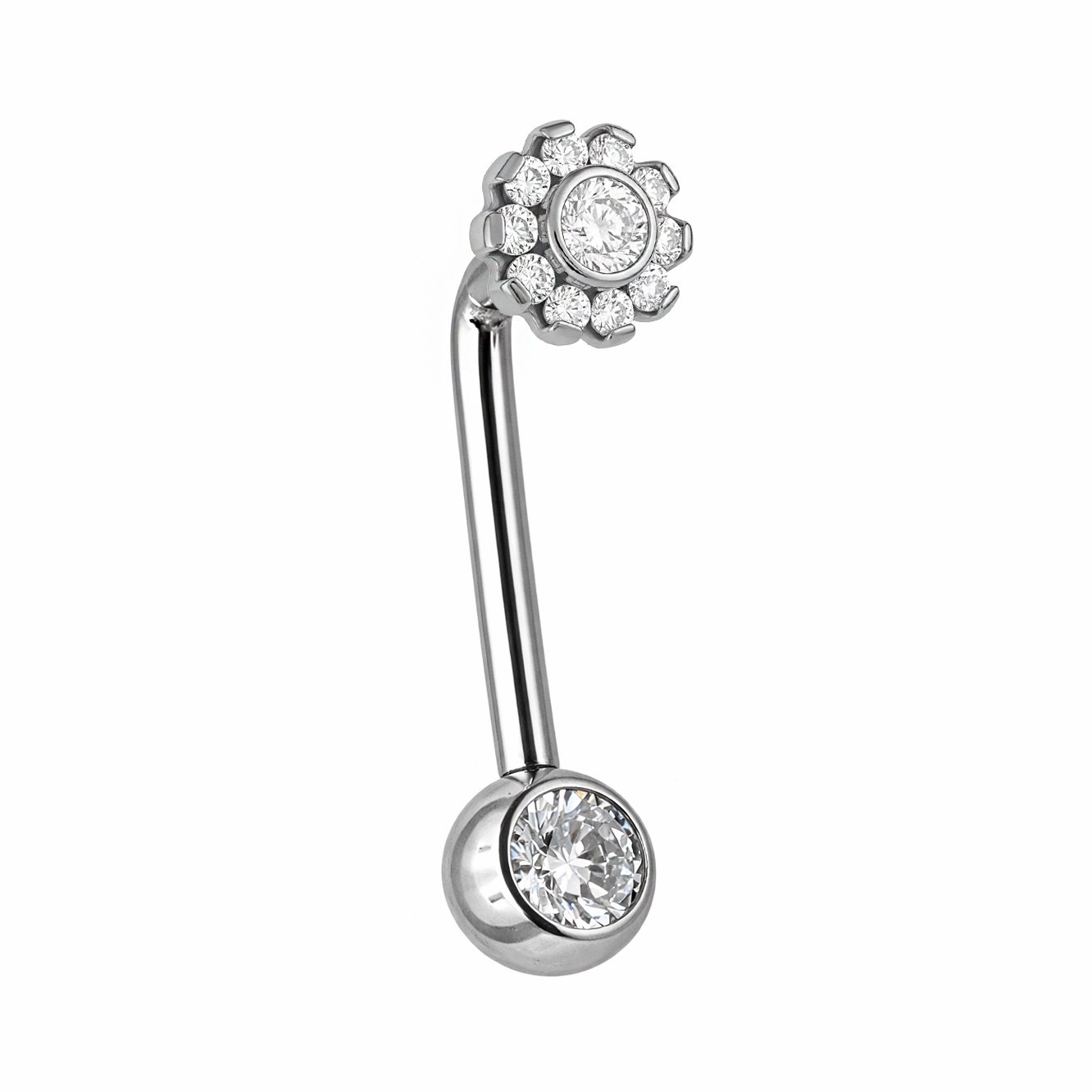 Piercing Genitale in Titanio ASTM F136 a Fiore