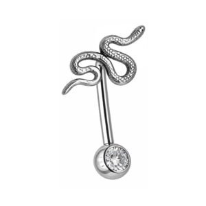 Cristina Snake in Titanio con Zirconi