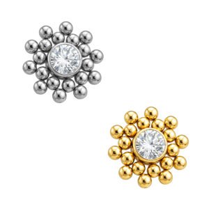 Terminale in Titanio con Zircone