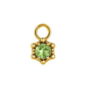 Pendente in Oro 18k con Ciondolo in Peridoto Genuine