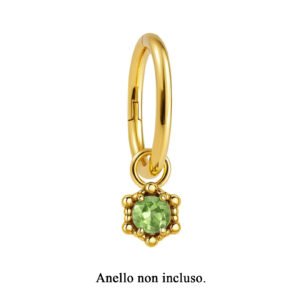 Pendente in Oro 18k con Ciondolo in Peridoto Genuine