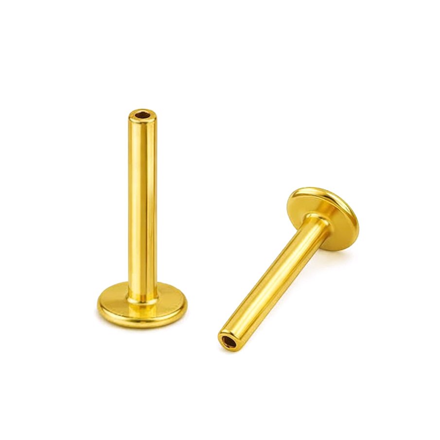Barretta Labret Push Pin in Oro 18k