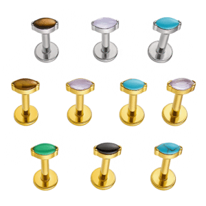 Labret Marquise in Titanio ASTM F136