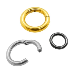 Anello Clicker a Segmento per Dilatazioni in Titanio
