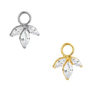 Pendente in Titanio con Zirconi