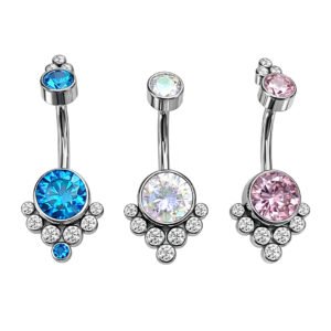 Banana in Titanio con Zircone