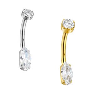 Banana di Titanio con Navette di Zirconia