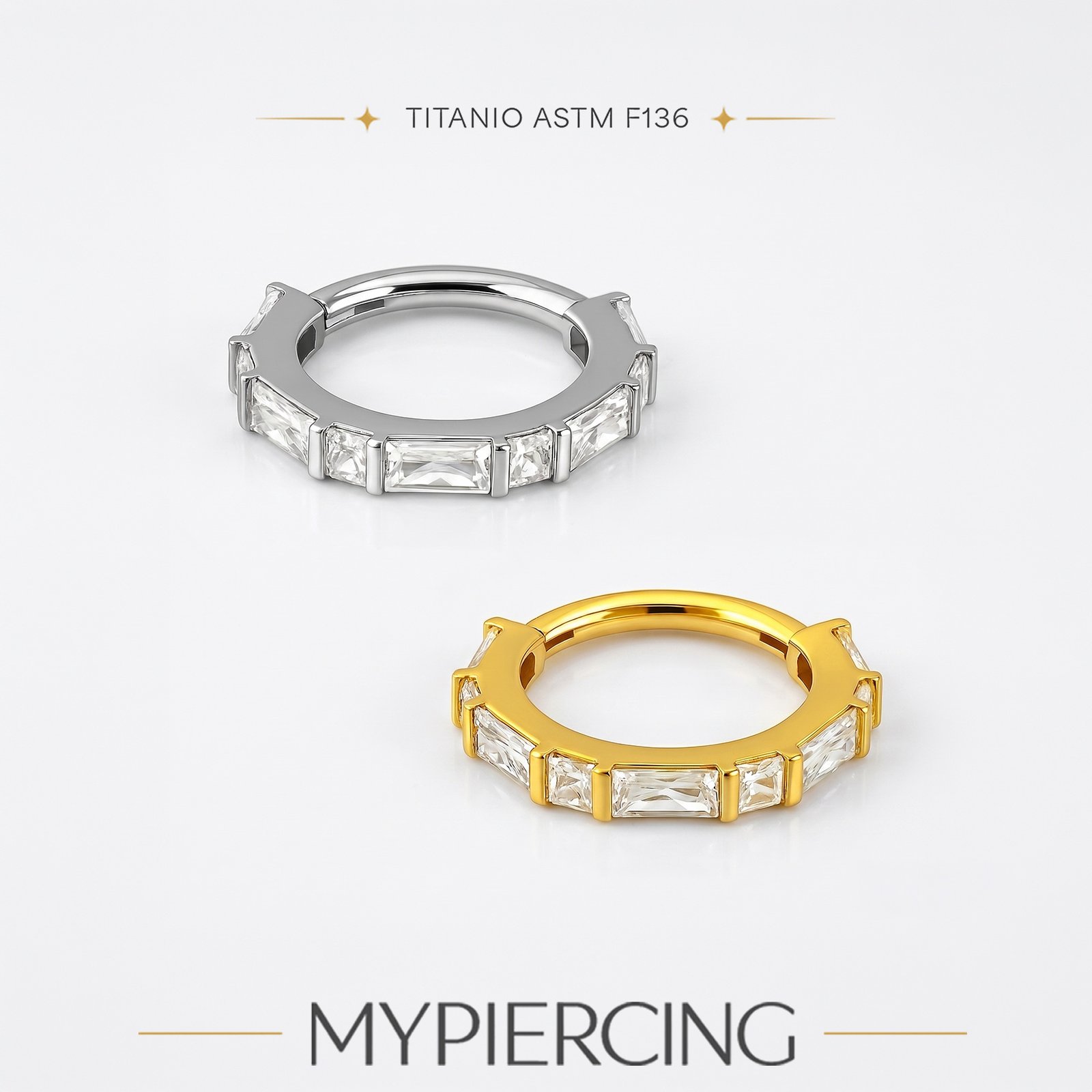 Anello di Titanio con Zirconi - immagine 2