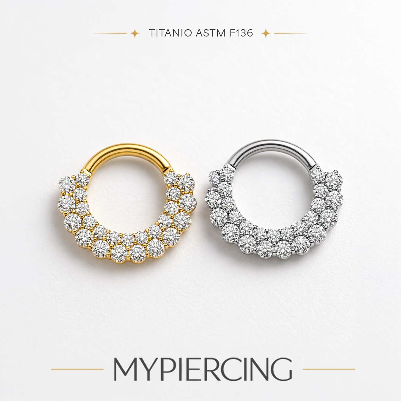 Anello di Titanio con Zirconi - immagine 3