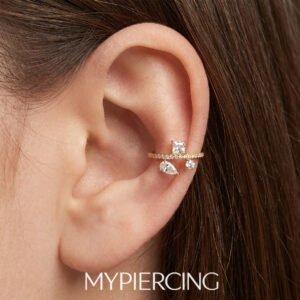 Anello Multi Mod Pietre Con Zirconia in Titanio ASTM F136
